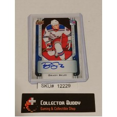 Brady Skjei Autograph 2018-19 Tim Hortons Upper Deck NHL Signatures S-BS SK12229